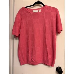 Grandma Core Alfred Dunner Shortsleeve Spring Sweater